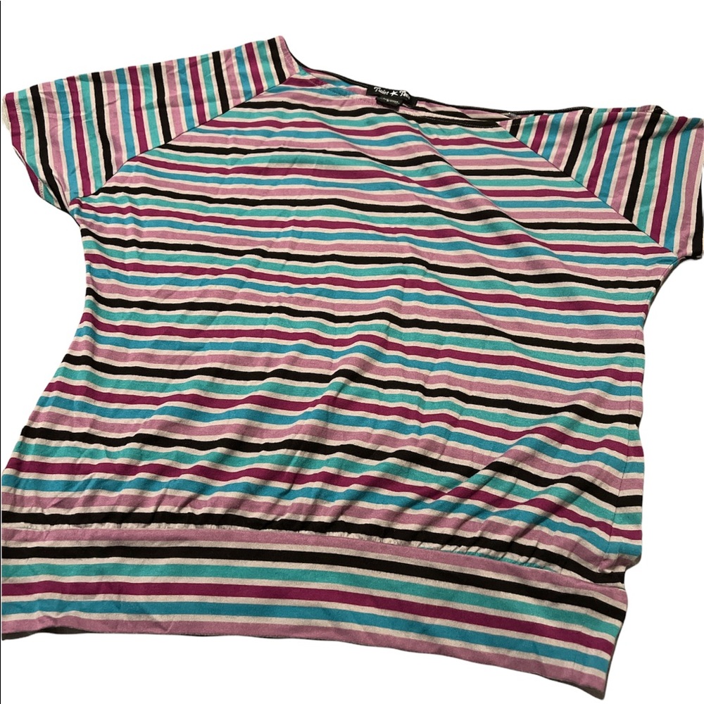 One shoulder plus size top